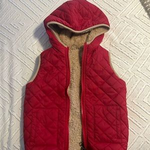 Girls Zyia fleece-line puffer vest, size 4-5
